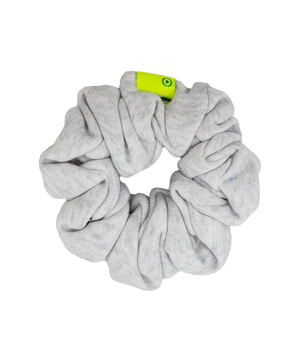 네온라벨 헤어 스크런치_화이트