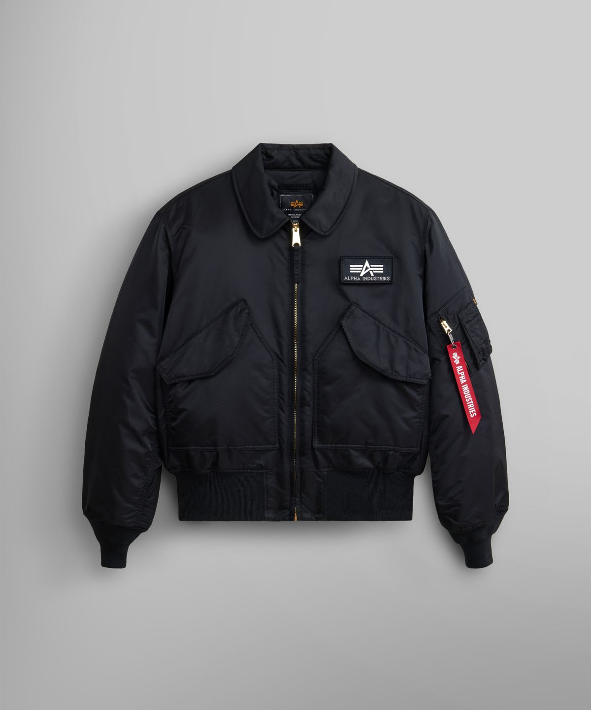 알파 인더스트리(ALPHA INDUSTRIES) CWU 45/P 플라이트 자켓 블랙