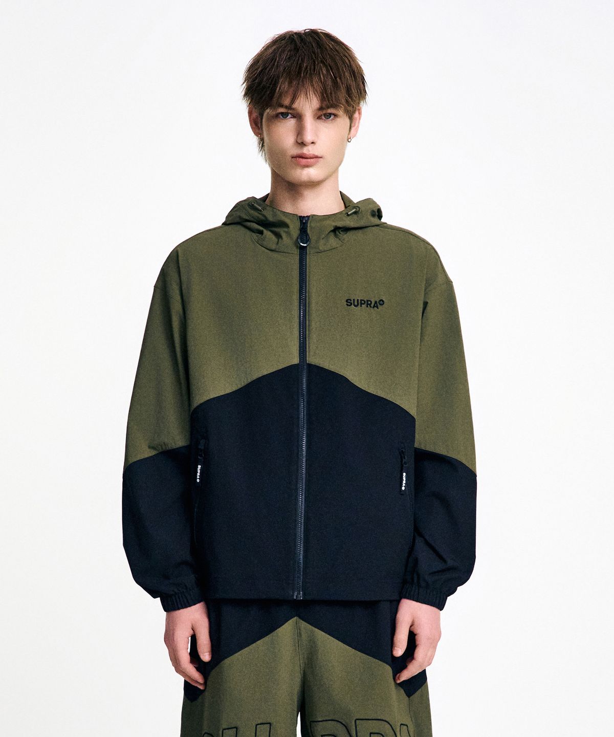 수프라(SUPRA) 투톤 마운틴 바람막이(KHAKI)