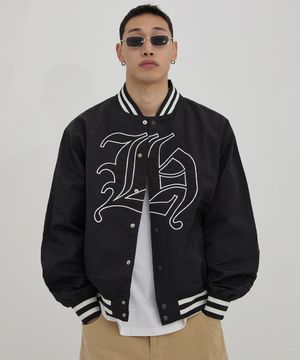 H 베이스볼 자켓 블랙