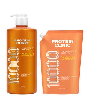 프로틴클리닉 고영양 단백질 샴푸 1000ml + 리필 900ml