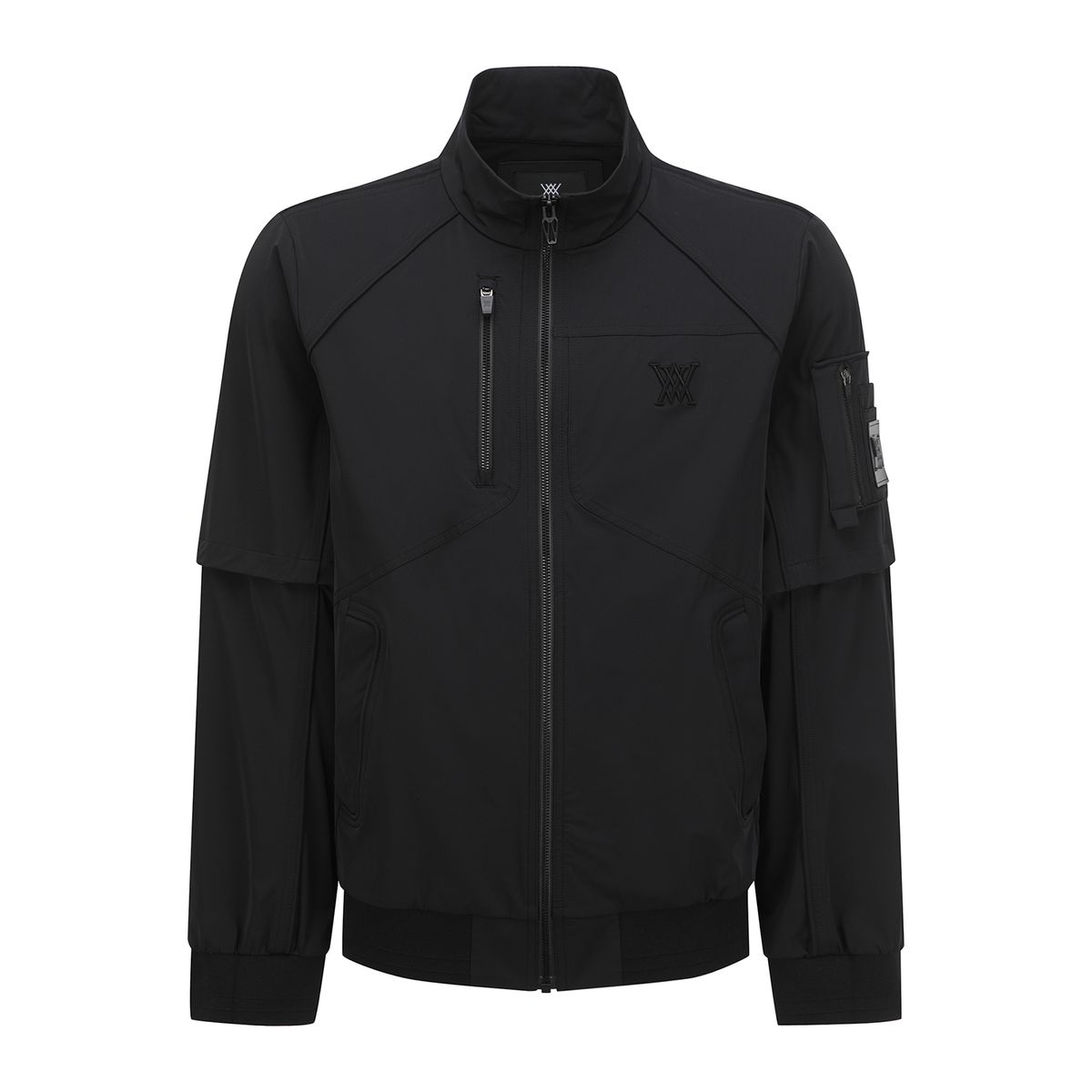 어뉴골프(ANEW GOLF) MEN SP DETACHABLE MA-1 JACKET_BK