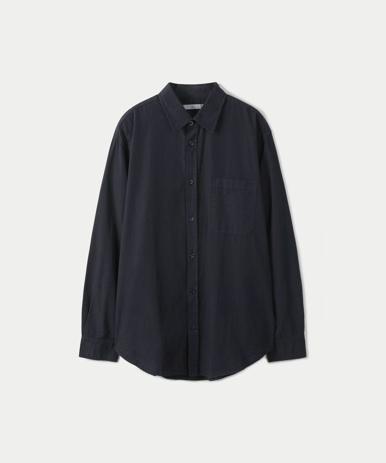 다이드 워싱 컴포트 셔츠 NAVY