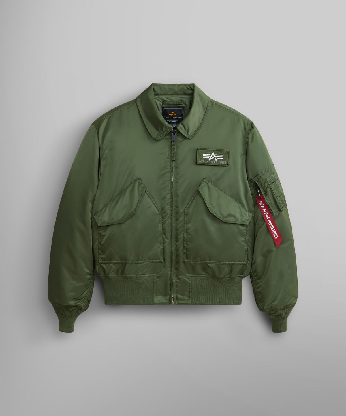 알파 인더스트리(ALPHA INDUSTRIES) CWU 45/P 플라이트 자켓 세이지