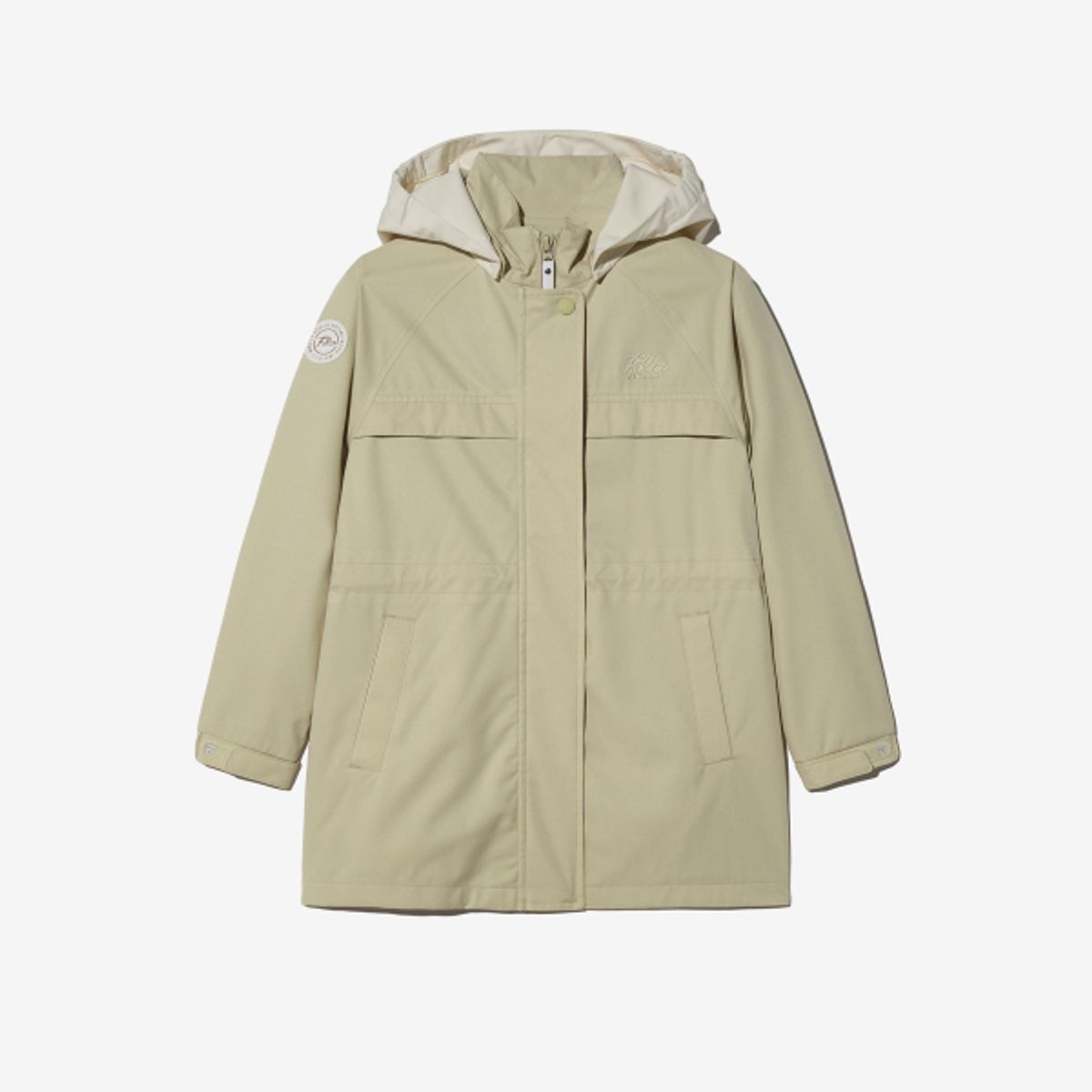 휠라 키즈(FILA KIDS) 플리츠 여아 트렌치 자켓