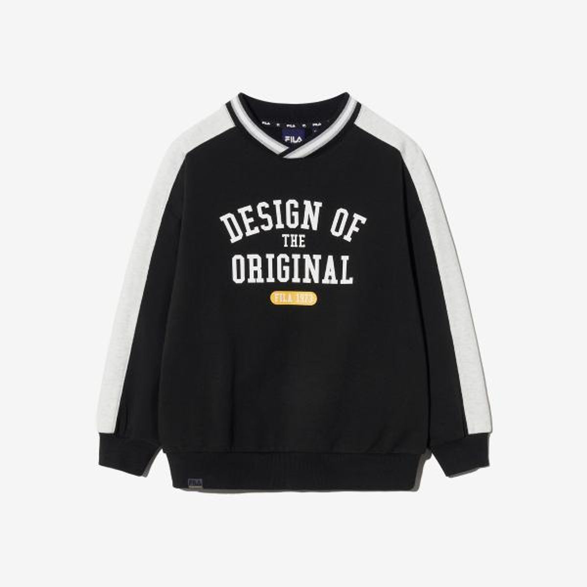휠라 키즈(FILA KIDS) 캠퍼스 배색 맨투맨