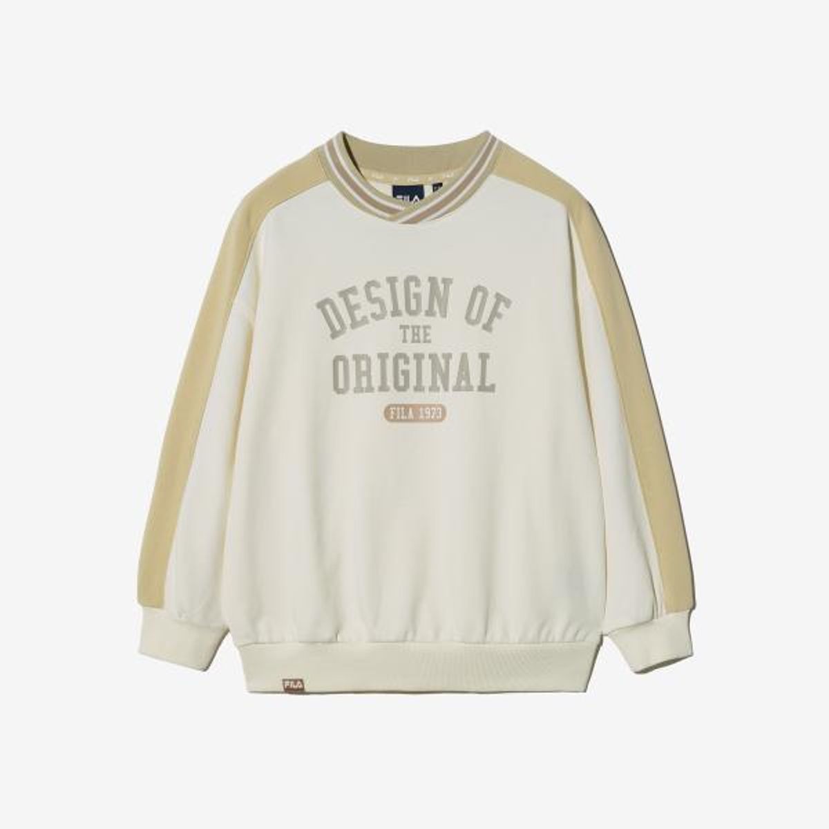 휠라 키즈(FILA KIDS) 캠퍼스 배색 맨투맨