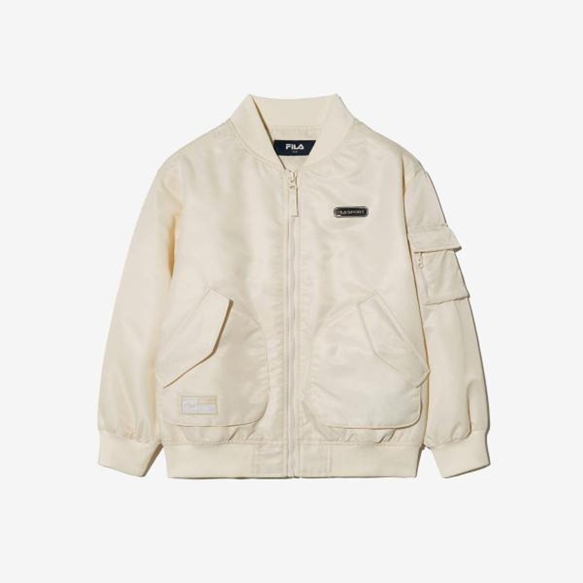 휠라 키즈(FILA KIDS) 글로시 패딩 블루종
