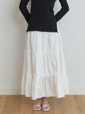 Melon balm skirt (white)