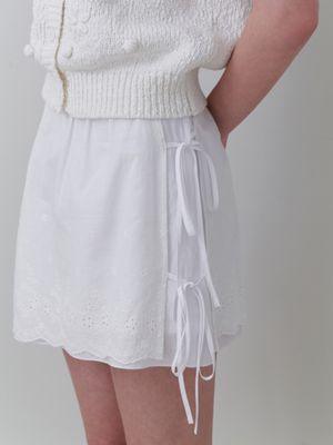 April mini skirt (white)