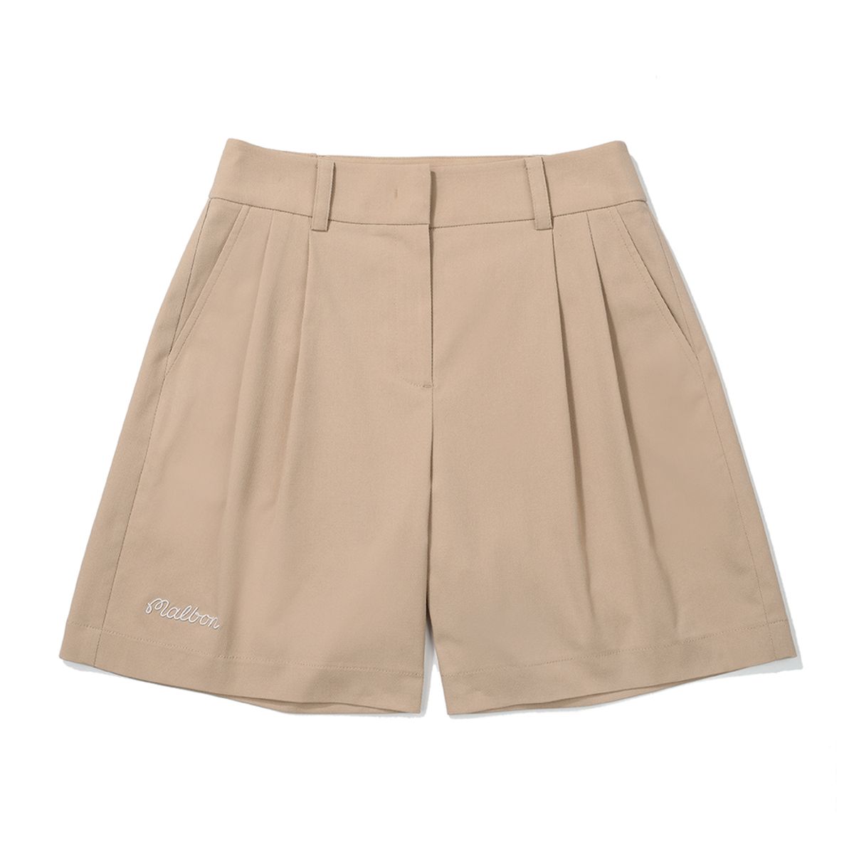 말본 골프(MALBON GOLF) 캐주얼 버뮤다 팬츠 BEIGE (WOMAN)