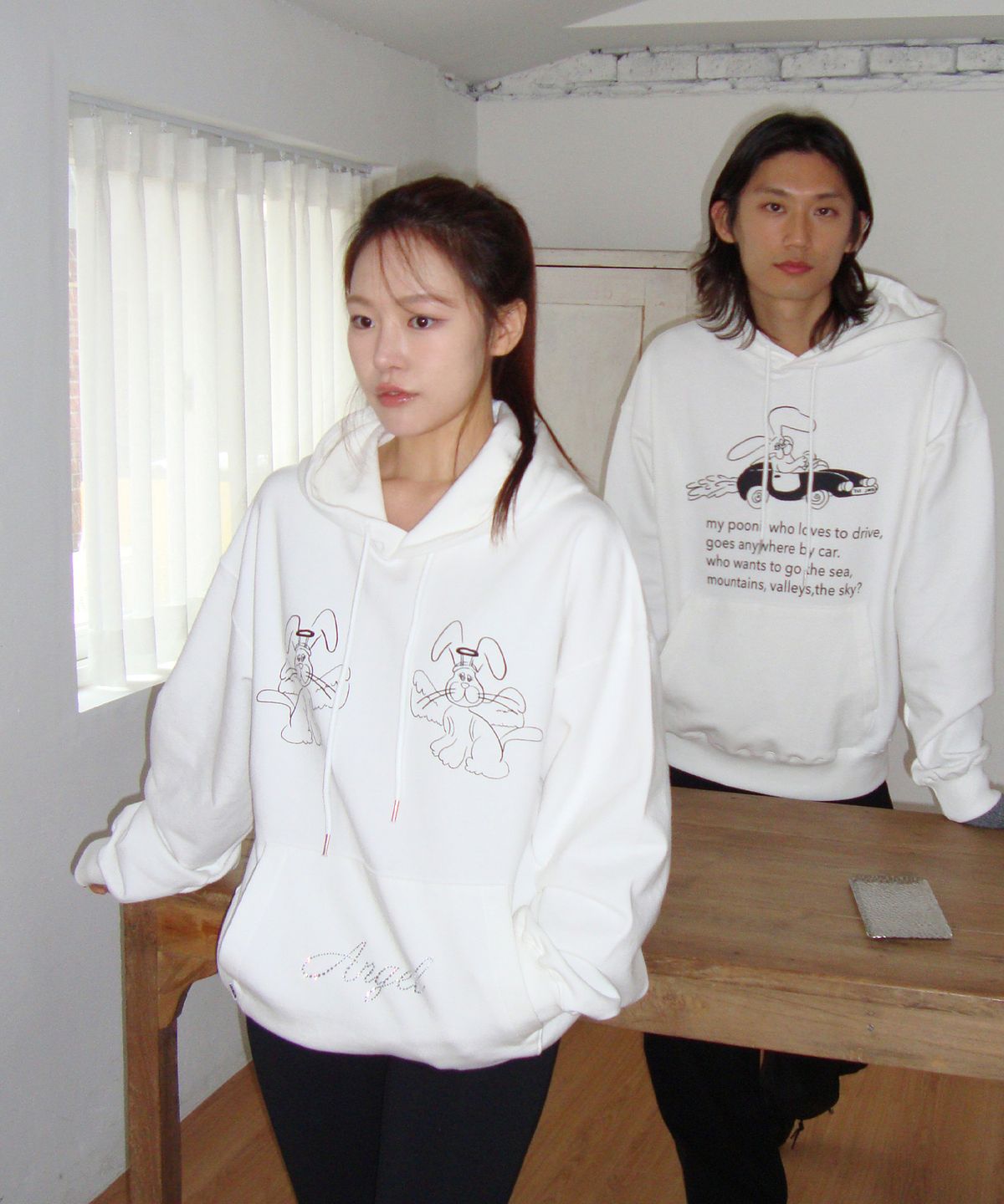 이니미니(INIMINI) twinkle angel hoodie