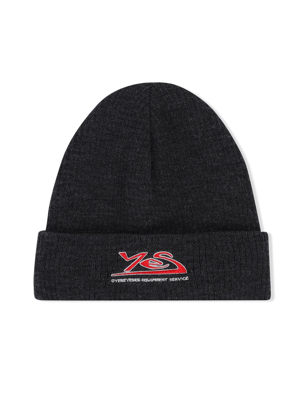 예스아이씨(YESEYESEE) Y.E.S Reversible beanie Charcoal