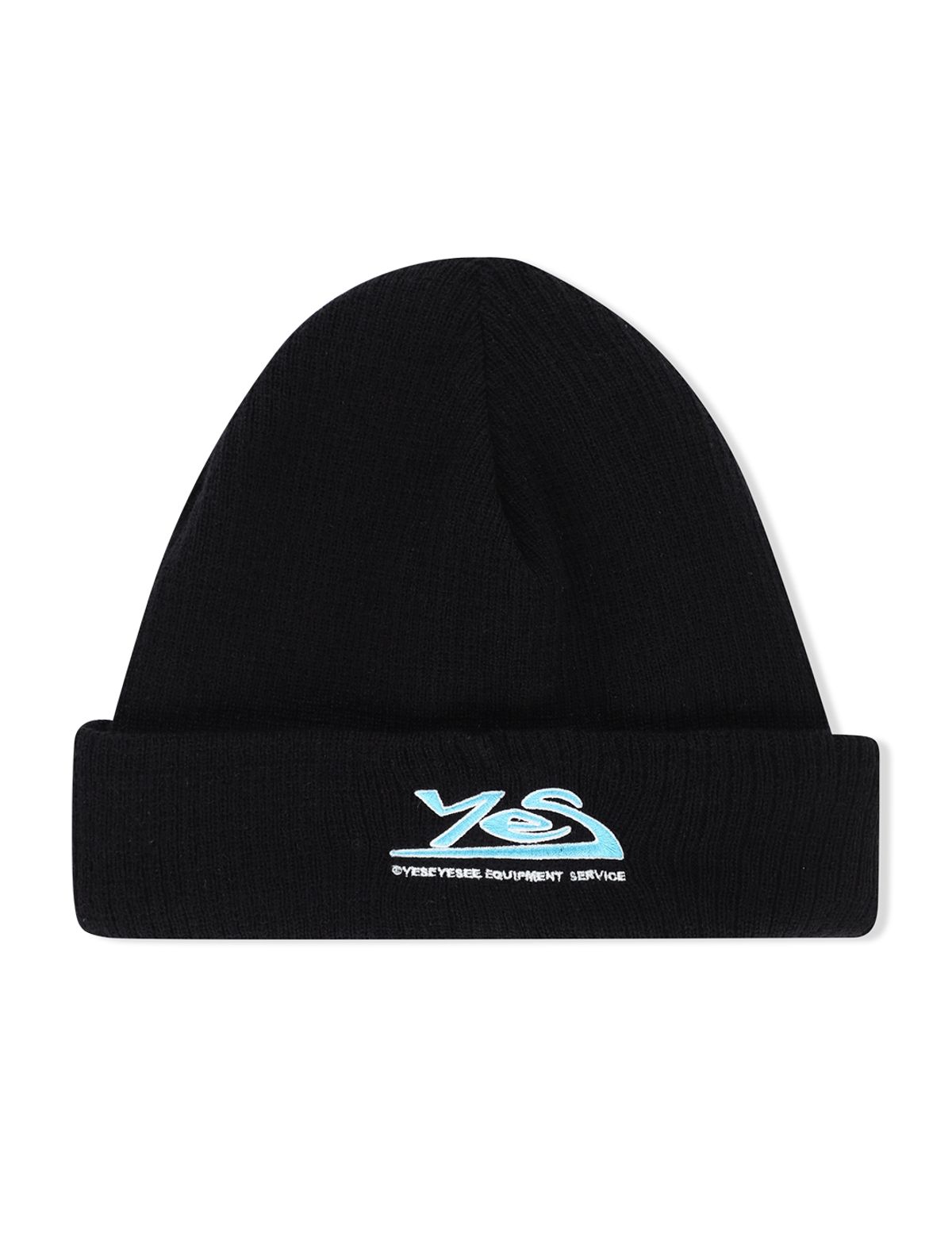 예스아이씨(YESEYESEE) Y.E.S Reversible beanie Black