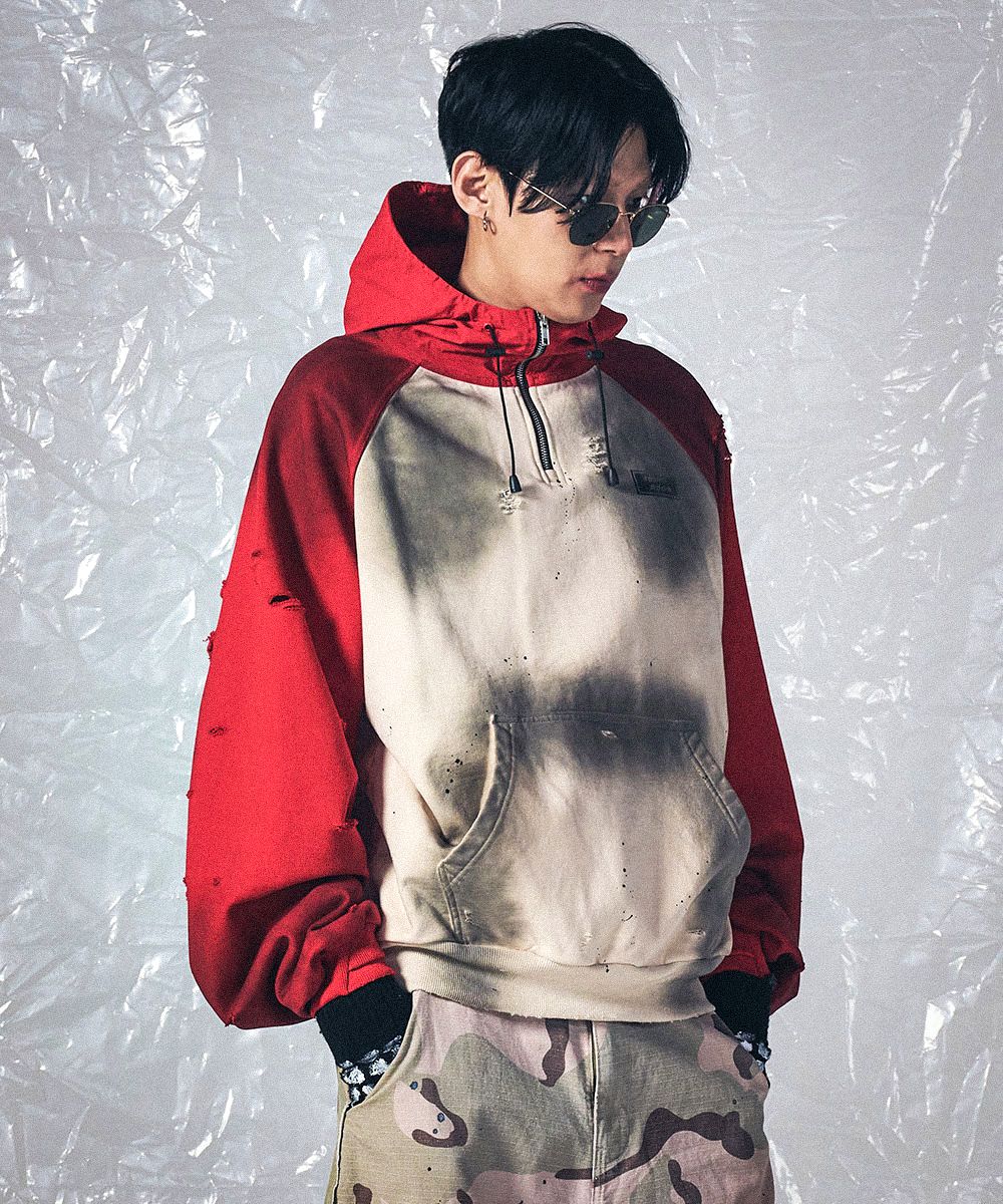 SCHISM INDUCING ■ NOEL ANORAK RED NOEL ANORAK RED - SCHISM INDUCING