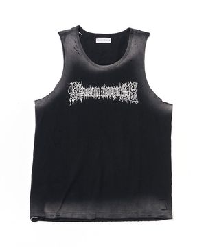 METAL SLEEVELESS BLACK