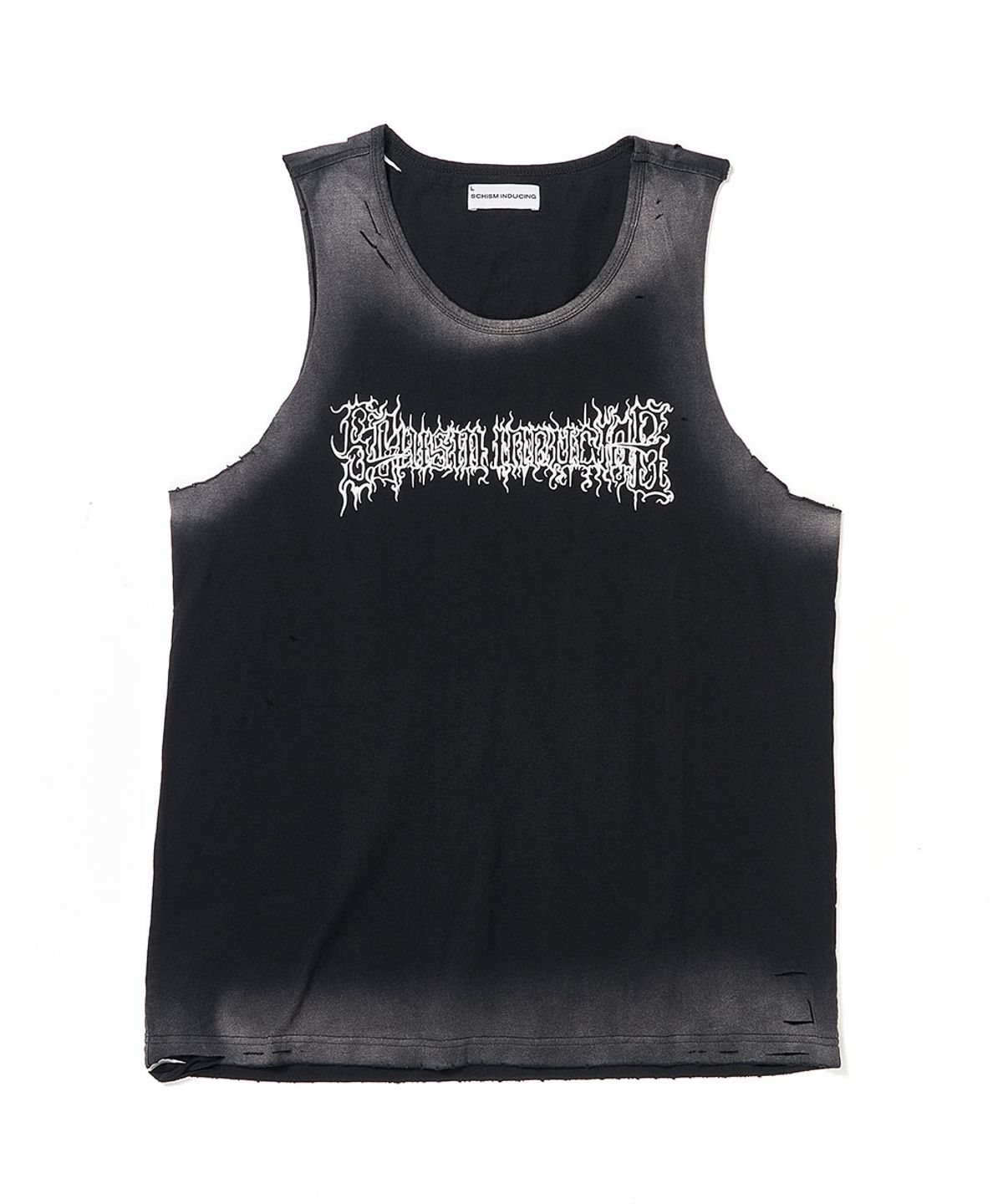 스키즘 인듀싱(SCHISM INDUCING) METAL SLEEVELESS BLACK