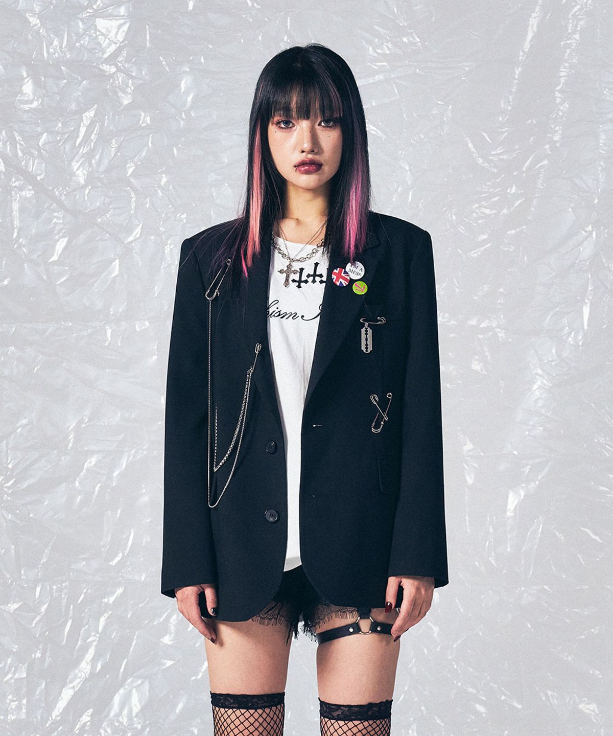 스키즘 인듀싱(SCHISM INDUCING) NOBU JACKET BLACK