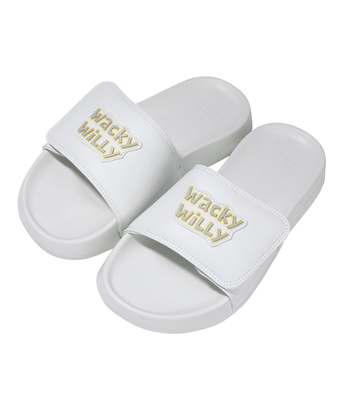 와키윌리(WACKY WILLY) [25SS] 벨크로 슬라이드 화이트