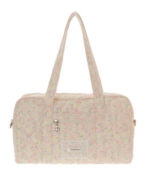 그래픽 페브릭 스퀘어 백 [PINK]