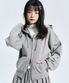 아일리 투웨이 니트 후드집업 [GREY]