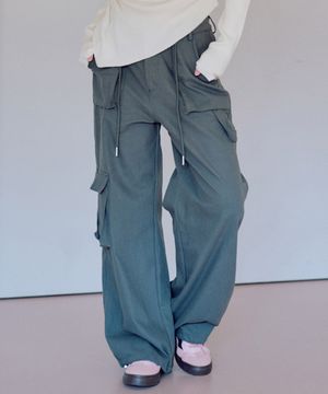 히카루 카고 팬츠 [CHARCOAL]