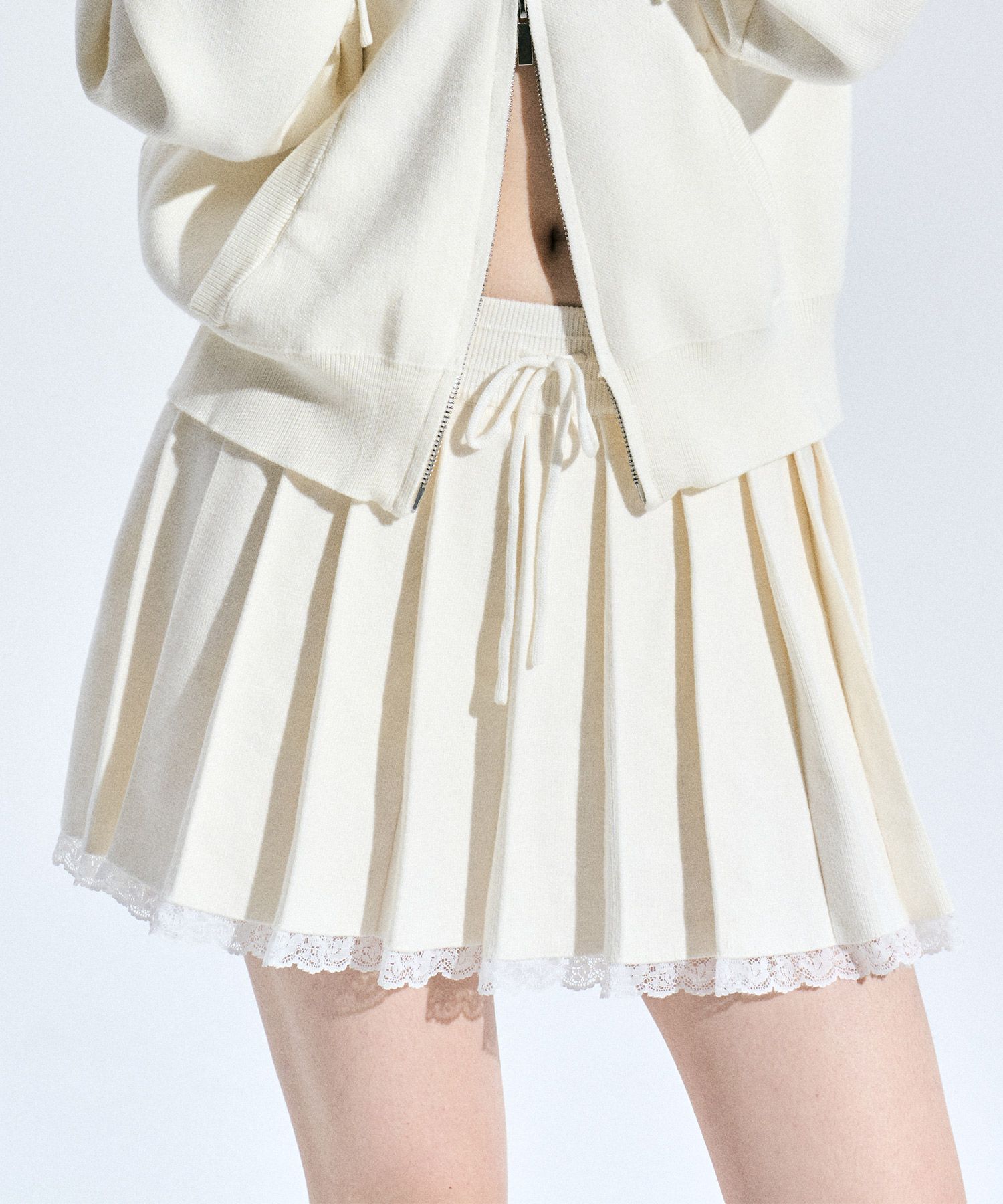 ミニスカート ZEROPLANET Airy Knit Skirt Pants IVORY Z25SSK04IV MUSINSA | ZEROPLANET IRI Knit Skirt Pants [IVORY]