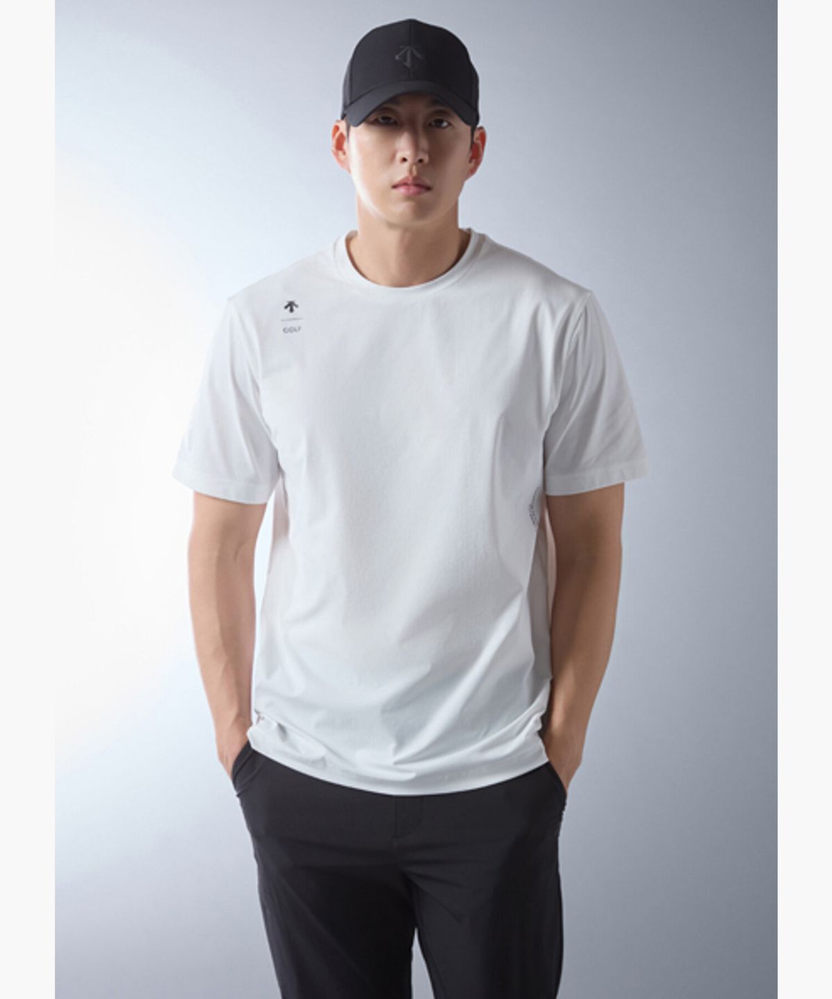 데상트 골프(DESCENTE GOLF) 남여공용 라운드 반팔 티셔츠 (DQ22MFNS41)