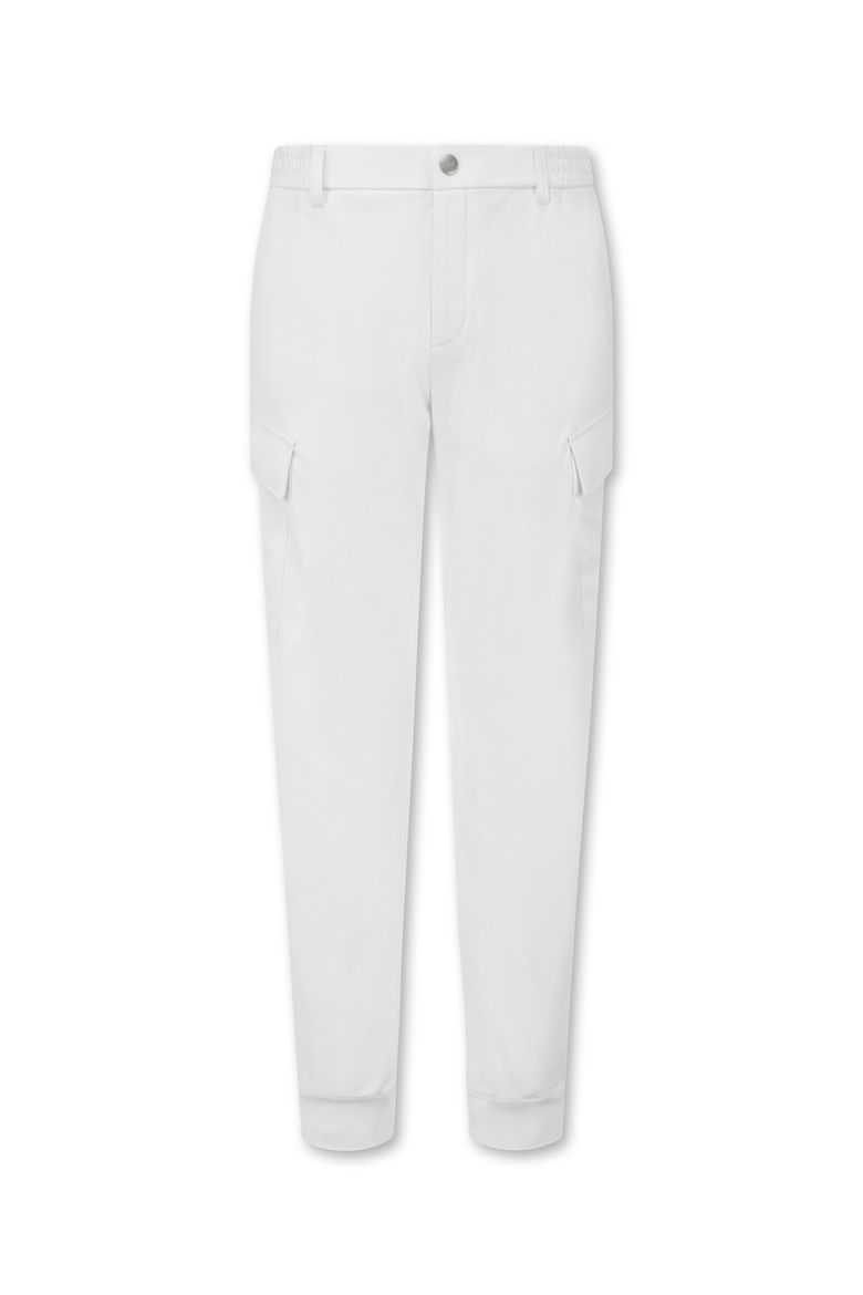 Men Tricot Cargo Jogger Pants (FLEX)_WMPNM25201WHX