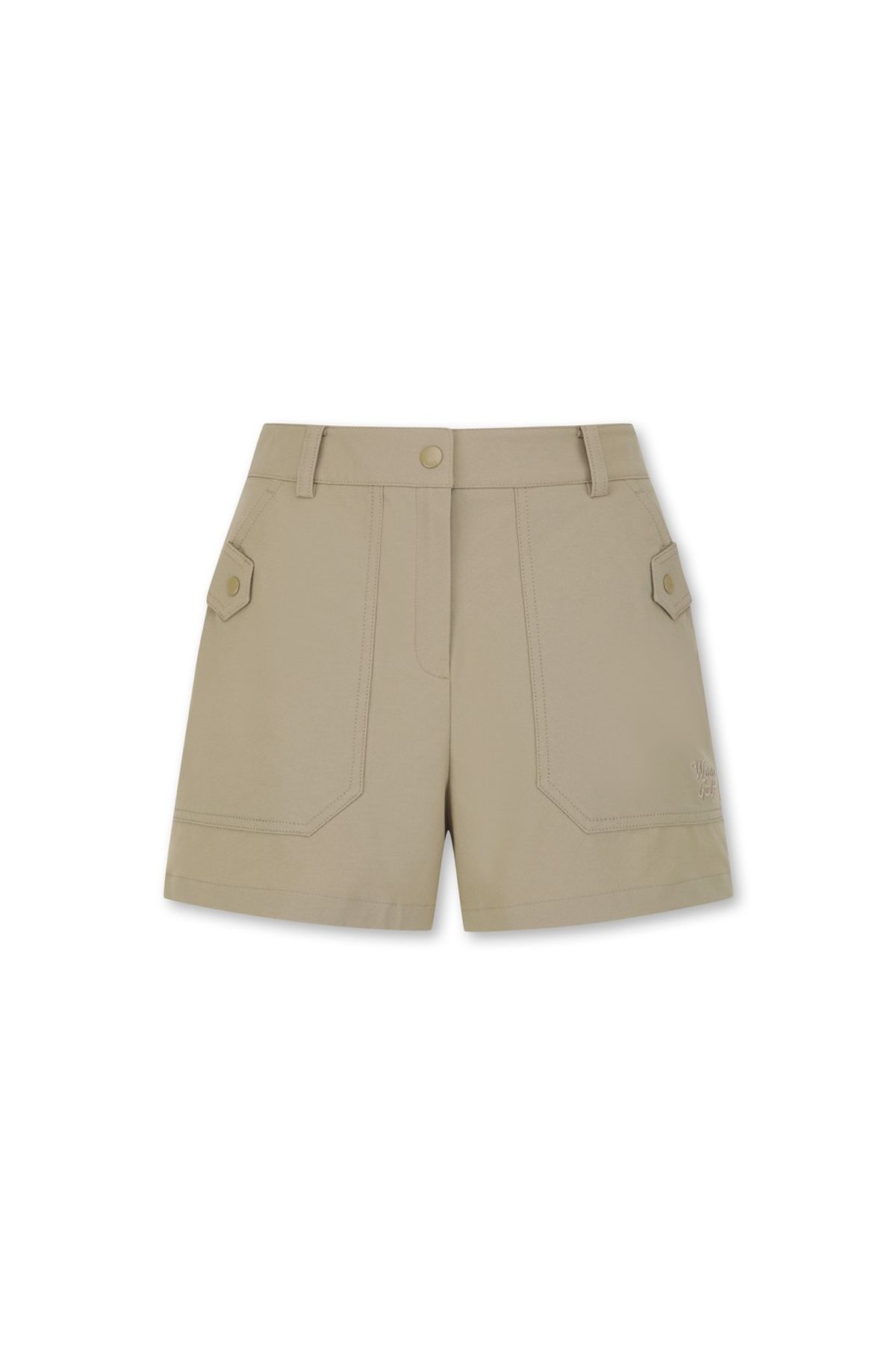 왁(WAAC) Women Big Pocket Shorts_WWPNM25205BEX