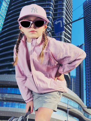 베이직 아웃도어 바람막이 NY (Mg.Pink)