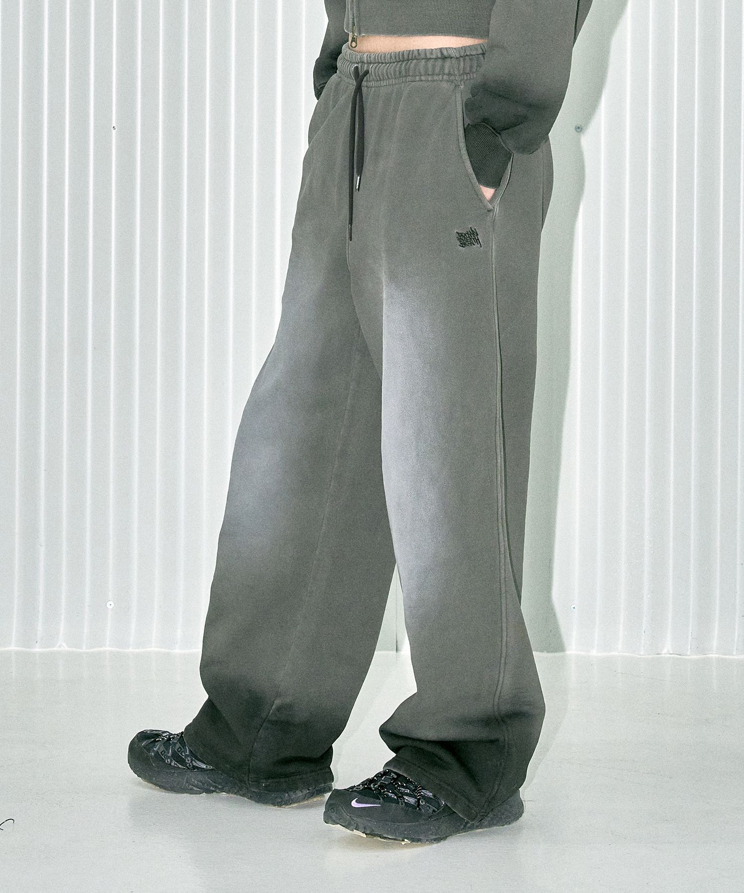 ★BROWNBREATH★ W MERGE BB PIGMENT LONG PANTS CHARCOAL MUSINSA | BROWNBREATH W MERGE BB PIGMENT LONG PANTS - CHARCOAL