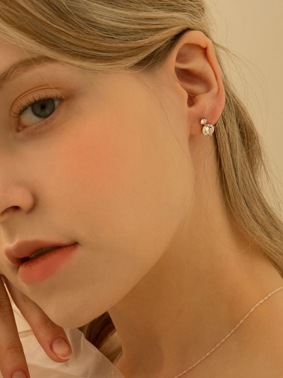 ◇Primaute◇ [SILVER925] CRYSTAL drop RING MUSINSA公式 | PRIMAUTE [Silver 925] Crystal Drop Ring