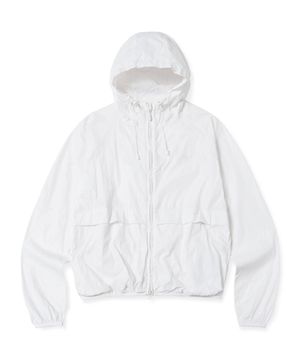 W TAG PACKABLE WINDBREAKER - WHITE
