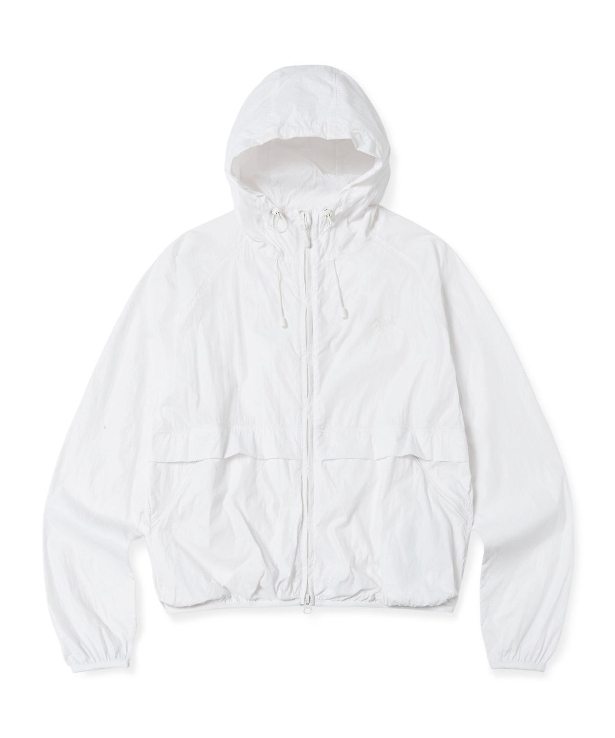 브라운브레스(BROWNBREATH) W TAG PACKABLE WINDBREAKER - WHITE