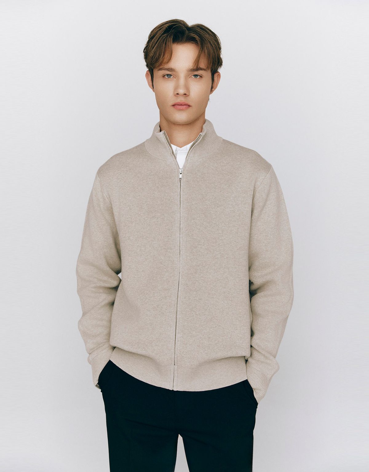 지오다노(GIORDANO) 니트 집업(12GG) 055507 [2color]