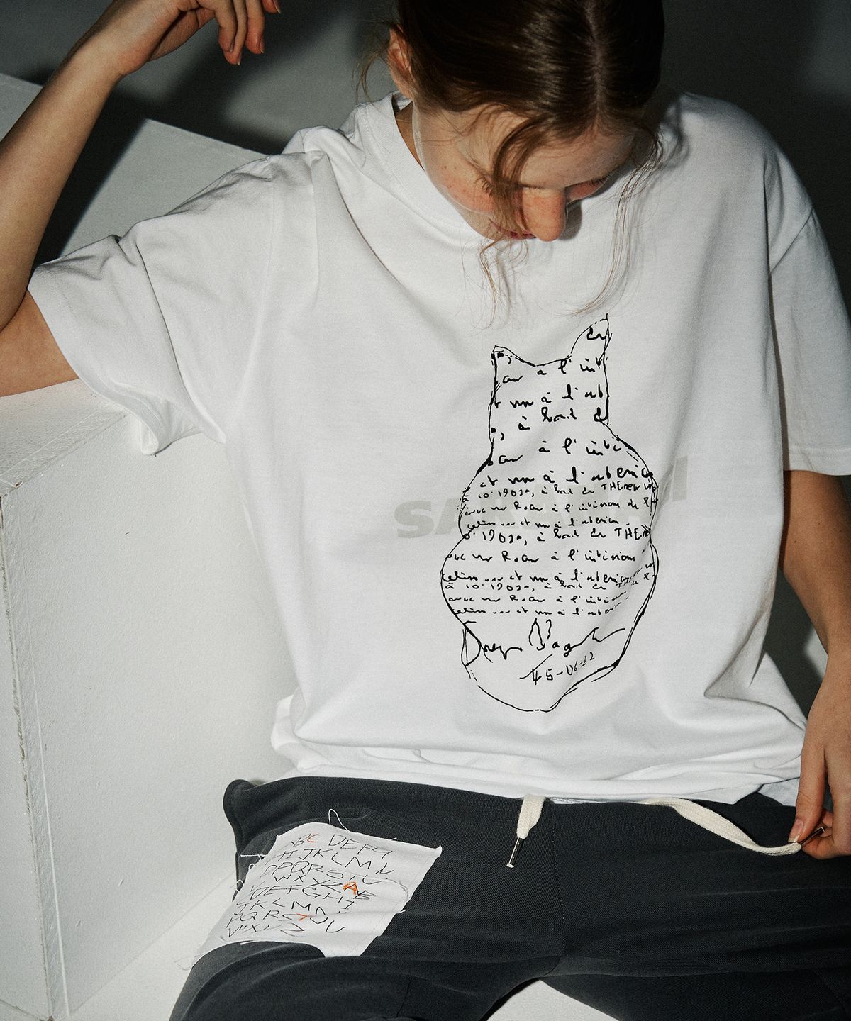 사라나기(SARANAGI) SE0535-T-SHIRT(white)