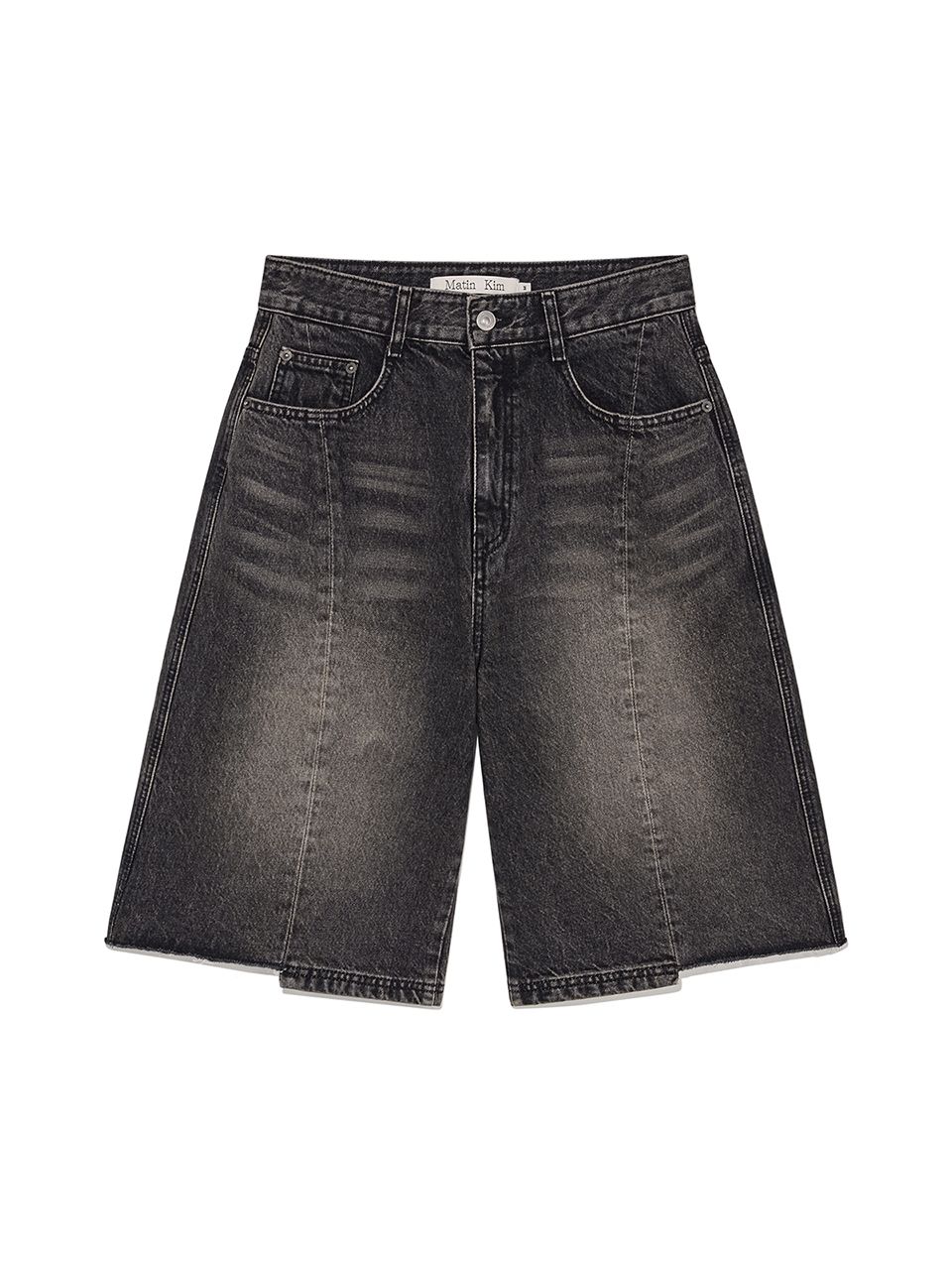 MATIN KIM ■ HEM POINT BERMUDA DENIM PANTS FOR WOMEN デニム MUSINSA | MATIN KIM HEM POINT BERMUDA DENIM PANTS FOR WOMEN