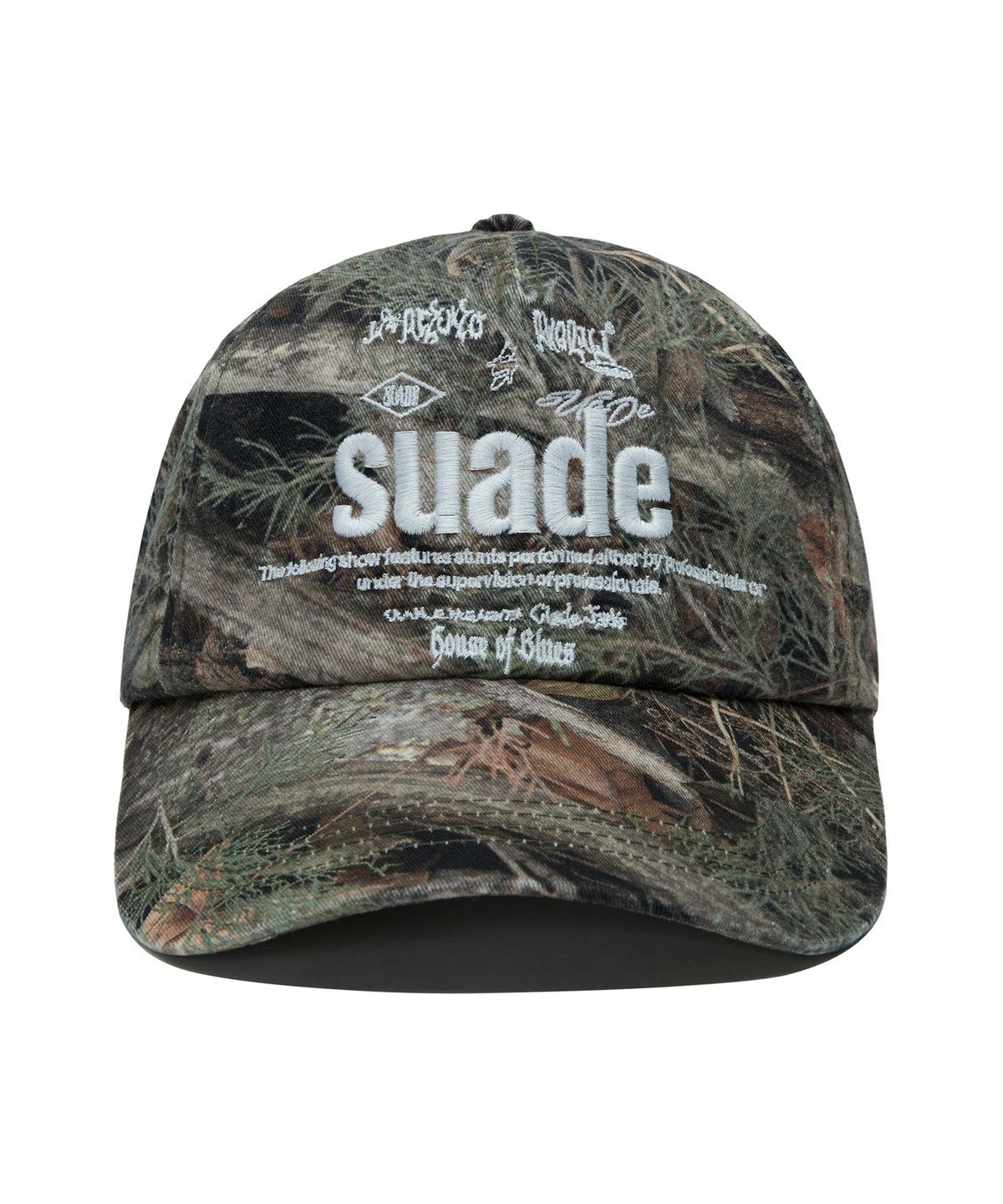 스웨이드(SUADE) MIXED LOGO BALL CAP [TREE CAMO]