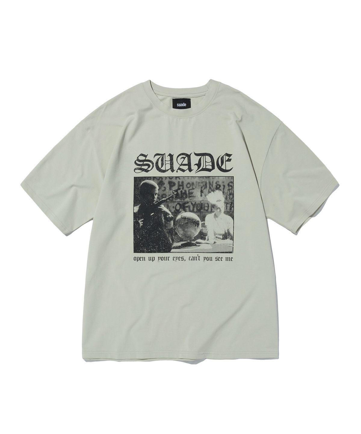 스웨이드(SUADE) CRACK PRINTED TEE [IVORY]