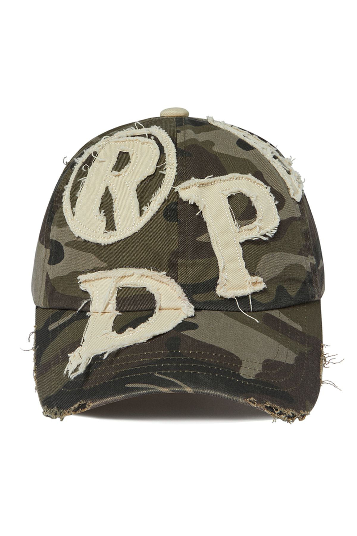 프렌다(PRENDA) PRDA BIG PATCH BALL CAP CAMO