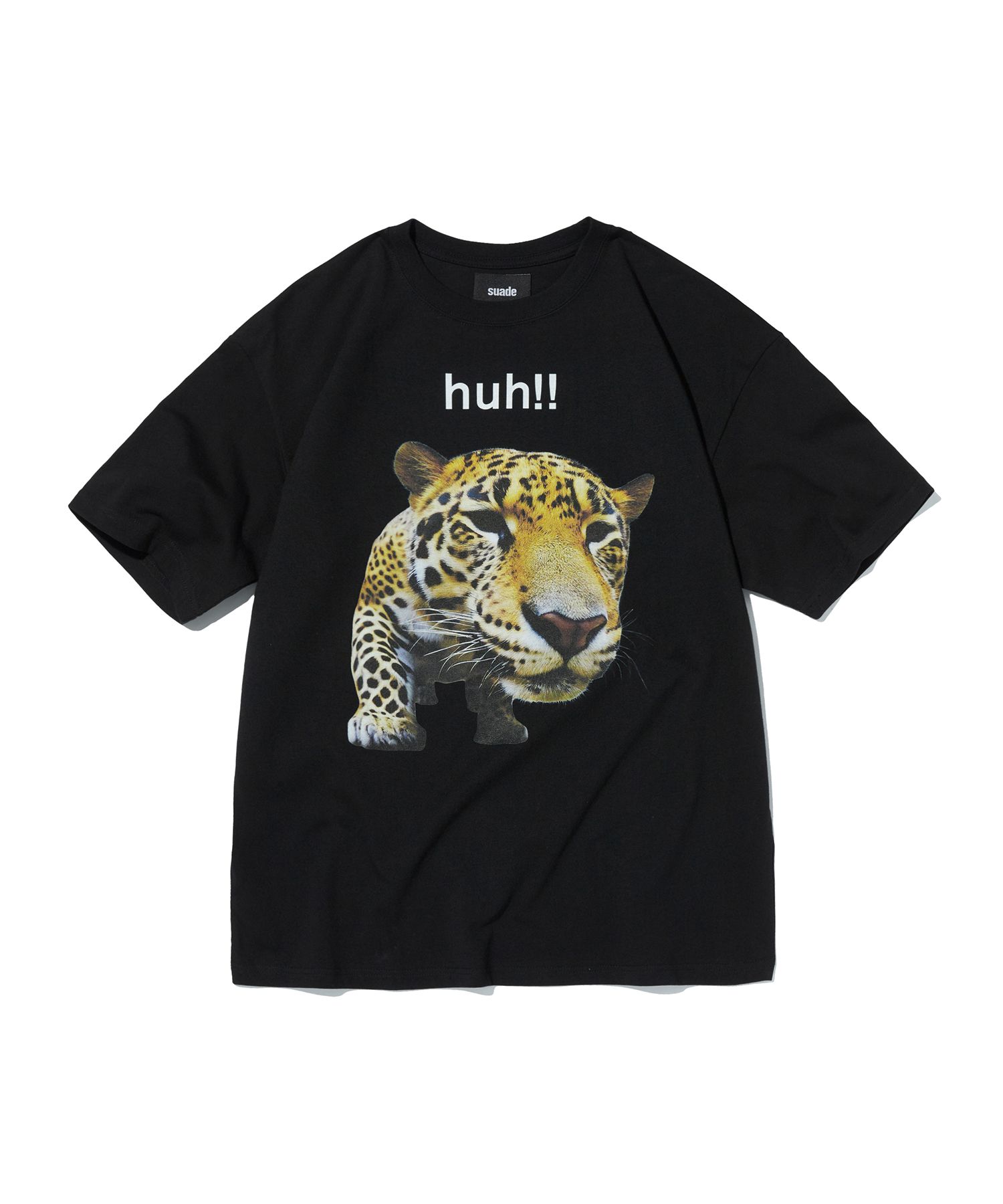 Tシャツ・カットソー Suade Huh Leopard Tee Pigment Black MUSINSA | SUADE HUH!! LEOPARD TEE [BLACK]
