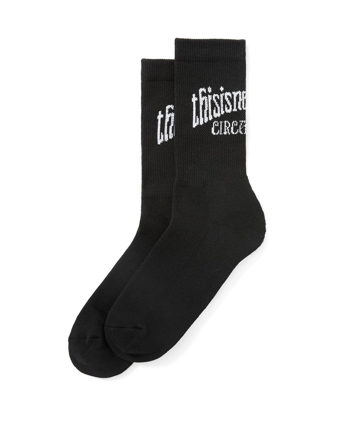 디스이즈네버댓(THISISNEVERTHAT) RS-Logo Socks Black