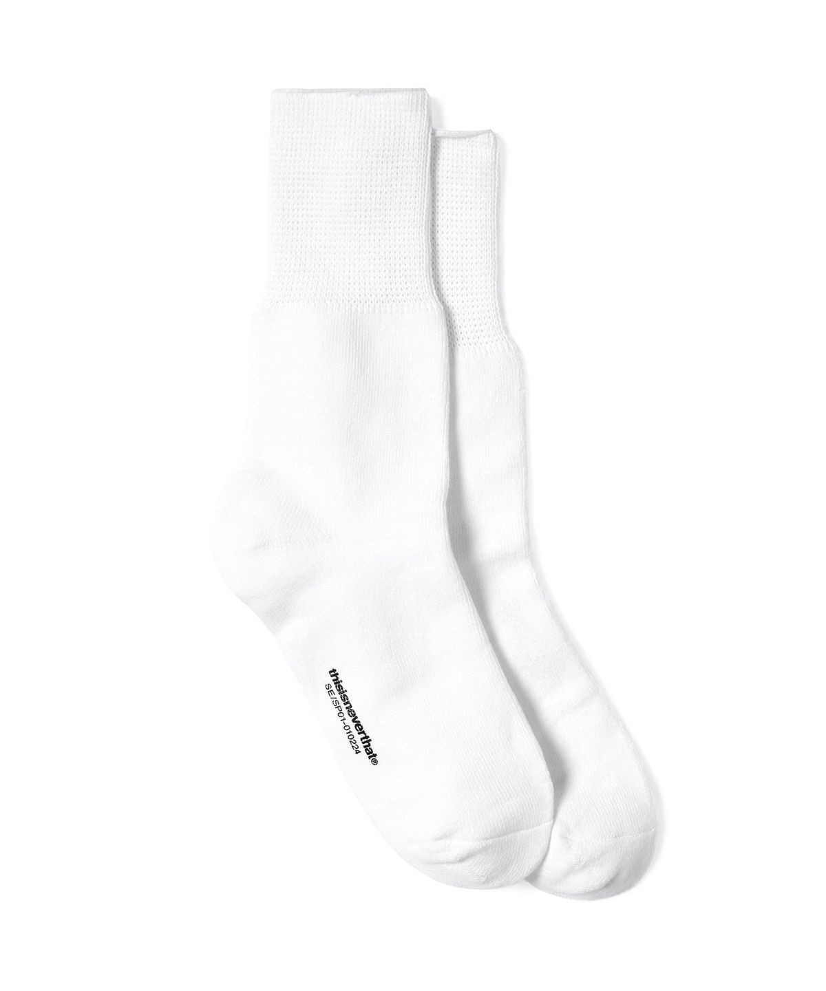디스이즈네버댓(THISISNEVERTHAT) Soft Socks 2Pack White