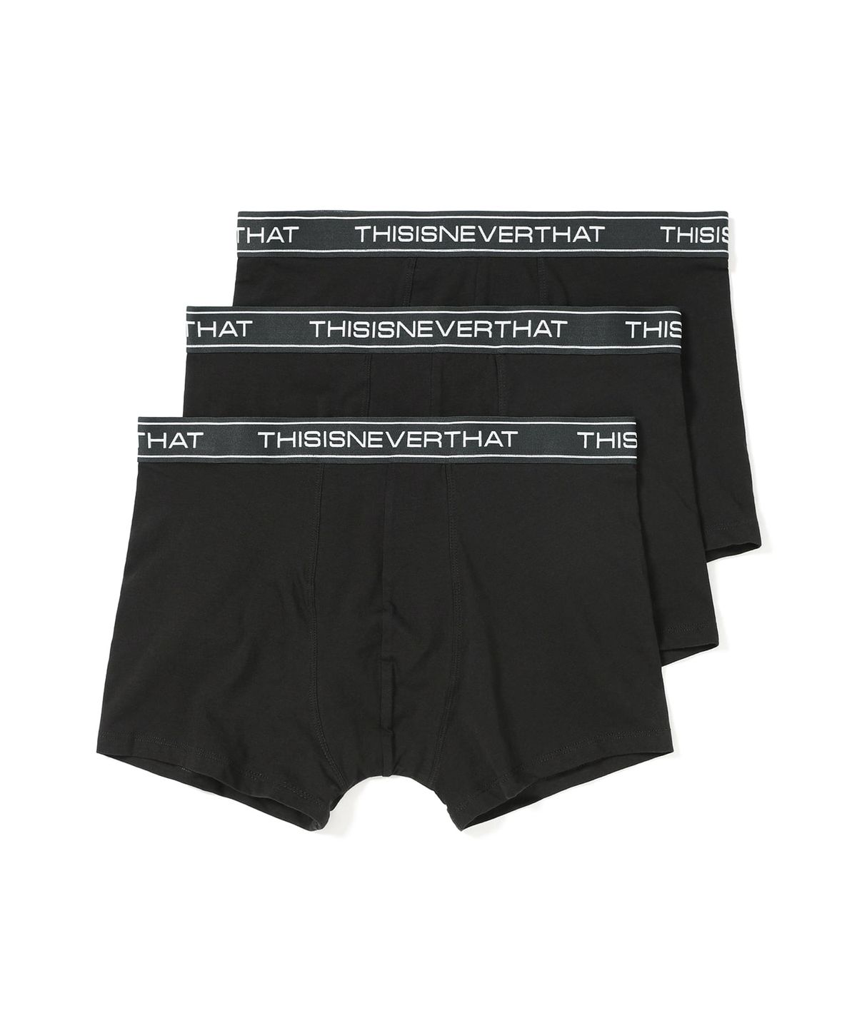 디스이즈네버댓(THISISNEVERTHAT) Cotton Briefs 3Pack Black