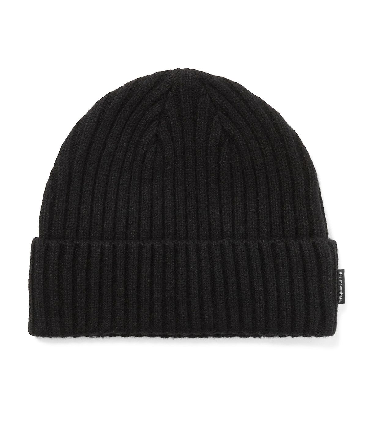 디스이즈네버댓(THISISNEVERTHAT) (SS25) Basic Wool Beanie Black