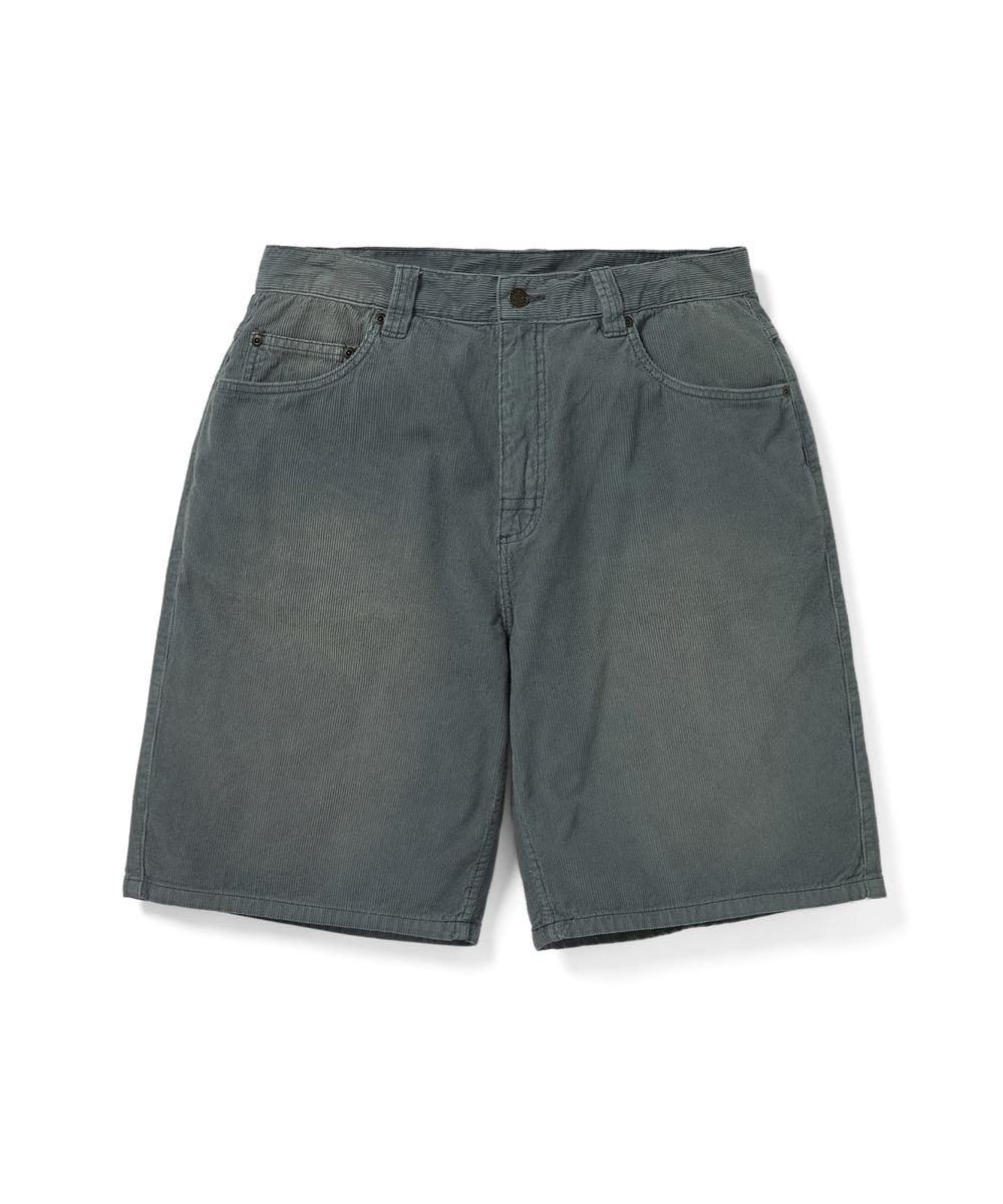 Overdyed Corduroy Short Slate