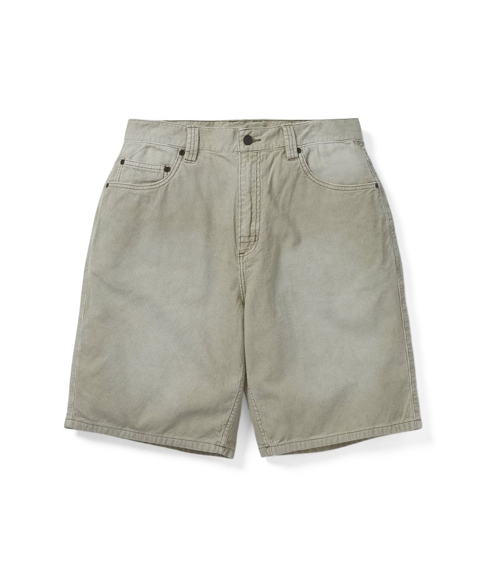 Overdyed Corduroy Short Beige