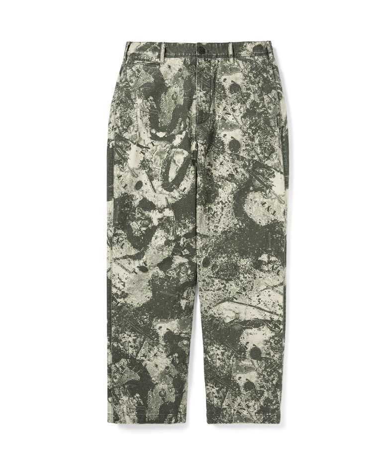 Splashed Chino Pant Green