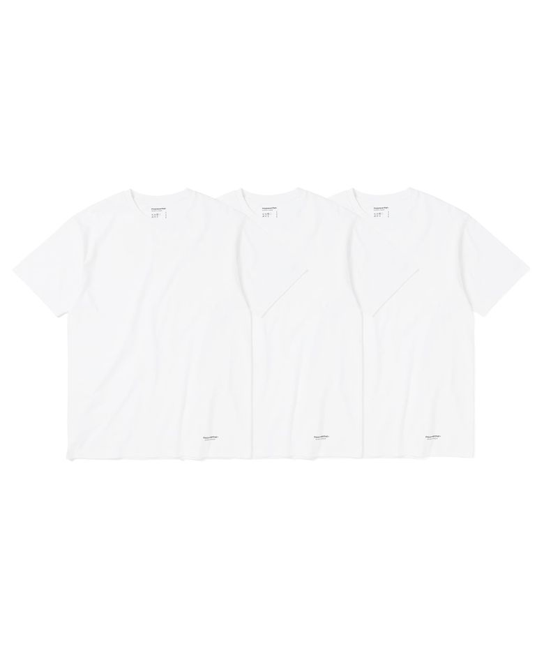 3 TAGLESS T-SHIRTS White